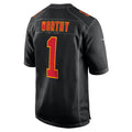 Johmsee KC.Chiefs #1 Xavier Worthy Player Carbon Black Fashion Game Stitched Jerseys