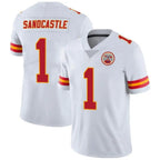 Johmsee KC.Chiefs #1 Xavier Worthy Player White Vapor Limited Stitched Jerseys