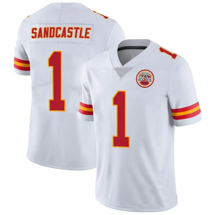Johmsee KC.Chiefs #1 Xavier Worthy Player White Vapor Limited Stitched Jerseys