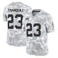 Johmsee KC.Chiefs #23 Drue Tranquill Player Arctic Camo Salute To Service Limited Game Stitched Jerseys