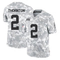 Johmsee KC.Chiefs #2 Tyquan Thornton Player Arctic Camo Salute To Service Limited Game Stitched Jerseys