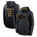Johmsee KC.Chiefs #2 Tyquan Thornton Player Black Salute to Service Hoodies Limited Game Stitched Jerseys