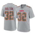 Johmsee KC.Chiefs #32 Nick Bolton Player Gray Limited Game Stitched Jerseys