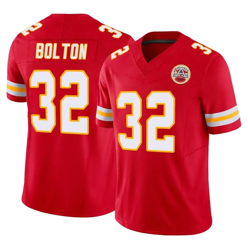 Johmsee KC.Chiefs #32 Nick Bolton Player Red Limited Vapor F.U.S.E. Home Game Stitched Jerseys
