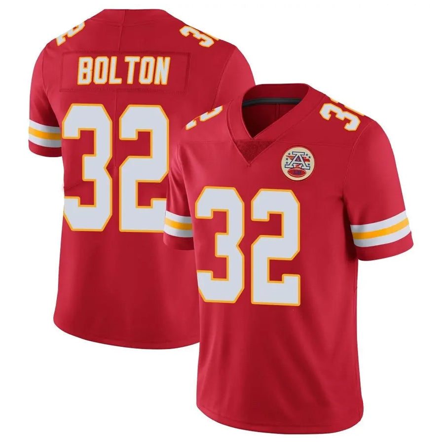 Johmsee KC.Chiefs #32 Nick Bolton Player Red Vapor Limited  Stitched Jerseys