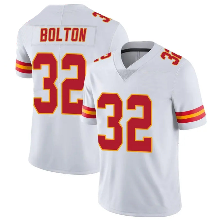 Johmsee KC.Chiefs #32 Nick Bolton Player White Vapor Limited Stitched Jerseys