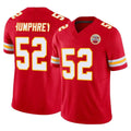Johmsee KC.Chiefs #52 Creed Humphrey Player Red Limited Vapor F.U.S.E. Home Game Stitched Jerseys