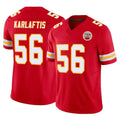 Johmsee KC.Chiefs #56 George Karlaftis Player Red Limited Vapor F.U.S.E. Home Game Stitched Jerseys