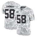 Johmsee KC.Chiefs #58 Derrick Thomas Player Arctic Camo Salute To Service Limited Game Stitched Jerseys