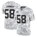 Johmsee KC.Chiefs #58 Derrick Thomas Player Arctic Camo Salute To Service Limited Game Stitched Jerseys