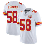 Johmsee KC.Chiefs #58 Derrick Thomas White Limited Vapor Untouchable Home Game Stitched Jerseys