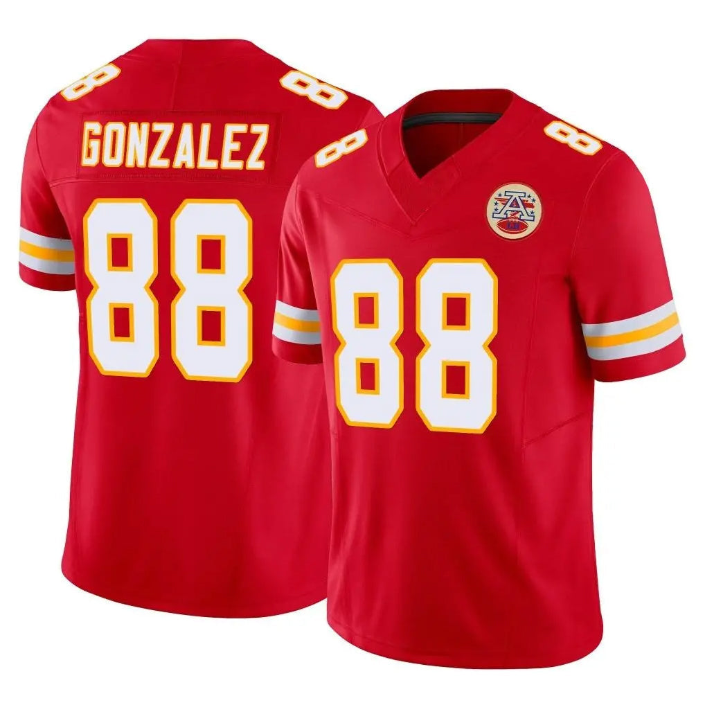Johmsee KC.Chiefs #88 Tony Gonzalez Player Red Limited Vapor F.U.S.E. Home Game Stitched Jerseys