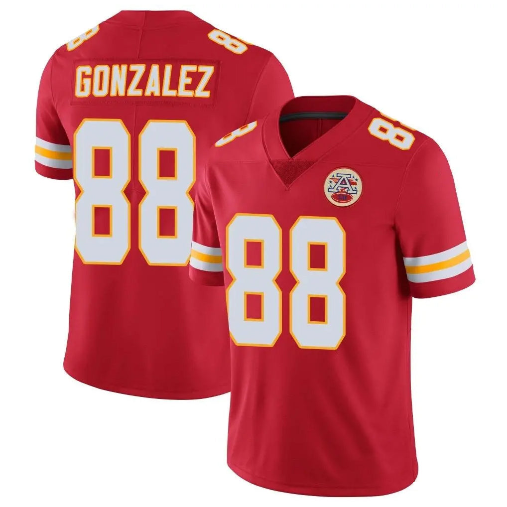 Johmsee KC.Chiefs #88 Tony Gonzalez Player Red Limited Vapor Untouchable Home Game Stitched Jerseys