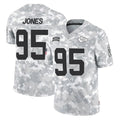 Johmsee KC.Chiefs #95 Chris Jones Player Arctic Camo Salute To Service Limited Game Stitched Jerseys