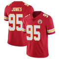 Johmsee KC.Chiefs #95 Chris Jones Player Red Limited Vapor Untouchable Home Game Stitched Jerseys