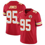 Johmsee KC.Chiefs #95 Chris Jones Player Red Limited Vapor Untouchable Home Game Stitched Jerseys