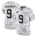Johmsee KC.Chiefs #9 Kenneth Walker III Player Arctic Camo Salute To Service Limited Game Stitched Jerseys