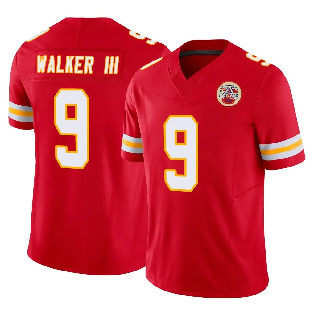 Johmsee KC.Chiefs #9 Kenneth Walker III Player Red Limited Vapor F.U.S.E. Home Game Stitched Jerseys
