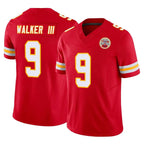 Johmsee KC.Chiefs #9 Kenneth Walker III Player Red Limited Vapor F.U.S.E. Home Game Stitched Jerseys