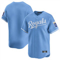 Johmsee KC.Royals Light Blue Alt Limited Home Blank Player Stitched Jerseys