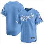 Johmsee KC.Royals Light Blue Alt Limited Home Blank Player Stitched Jerseys