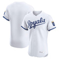 Johmsee KC.Royals White Alt Limited Elite Home Blank Player Stitched Jerseys