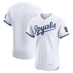 Johmsee KC.Royals White Alt Limited Elite Home Blank Player Stitched Jerseys