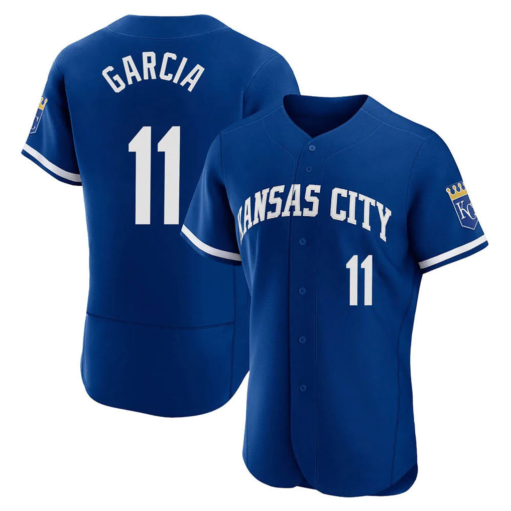 Johmsee KC.Royals #11 Maikel Garcia Player Royal City Connect Limited Elite Home Game Stitched Jerseys