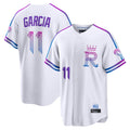 Johmsee KC.Royals #11 Maikel Garcia Player White 2026 City Connect Limited Home Stitched Jerseys