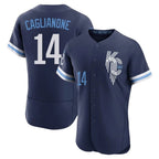 Johmsee KC.Royals #14 Jac Caglianone Player Navy City Connect Limited Elite Home Stitched Jerseys