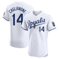 Johmsee KC.Royals #14 Jac Caglianone Player White Alt Limited Elite Home Stitched Jerseys