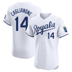 Johmsee KC.Royals #14 Jac Caglianone Player White Alt Limited Elite Home Stitched Jerseys