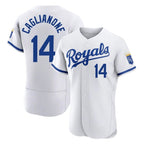 Johmsee KC.Royals #14 Jac Caglianone Player White Limited Elite Home Game Stitched Jerseys