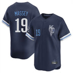 Johmsee KC.Royals #19 Michael Massey Player Navy City Connect Limited Home Stitched Jerseys