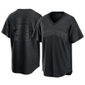 Johmsee KC.Royals #28 Kyle Isbel Player Black Fashion Game Stitched Jerseys