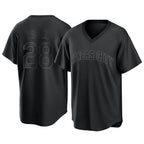 Johmsee KC.Royals #28 Kyle Isbel Player Black Fashion Game Stitched Jerseys