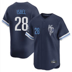 Johmsee KC.Royals #28 Kyle Isbel Player Navy City Connect Limited Home Stitched Jerseys