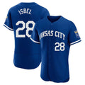 Johmsee KC.Royals #28 Kyle Isbel Player Royal City Connect Limited Elite Home Game Stitched Jerseys