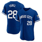 Johmsee KC.Royals #28 Kyle Isbel Player Royal City Connect Limited Elite Home Game Stitched Jerseys