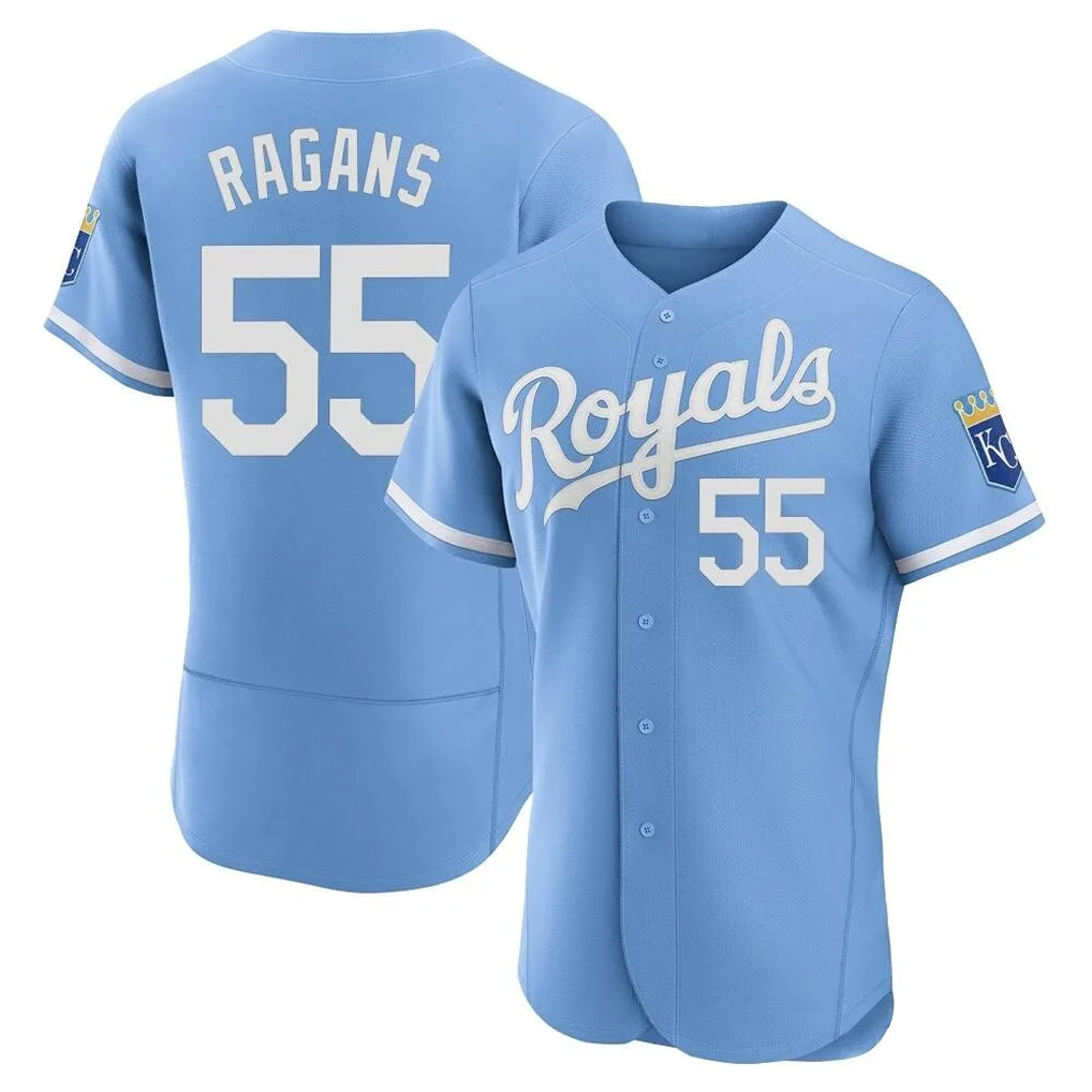 Johmsee KC.Royals #55 Cole Ragans Player Light Blue Alt Limited Elite Home Stitched Jerseys