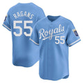 Johmsee KC.Royals #55 Cole Ragans Player Light Blue Alt Limited Home Stitched Jerseys