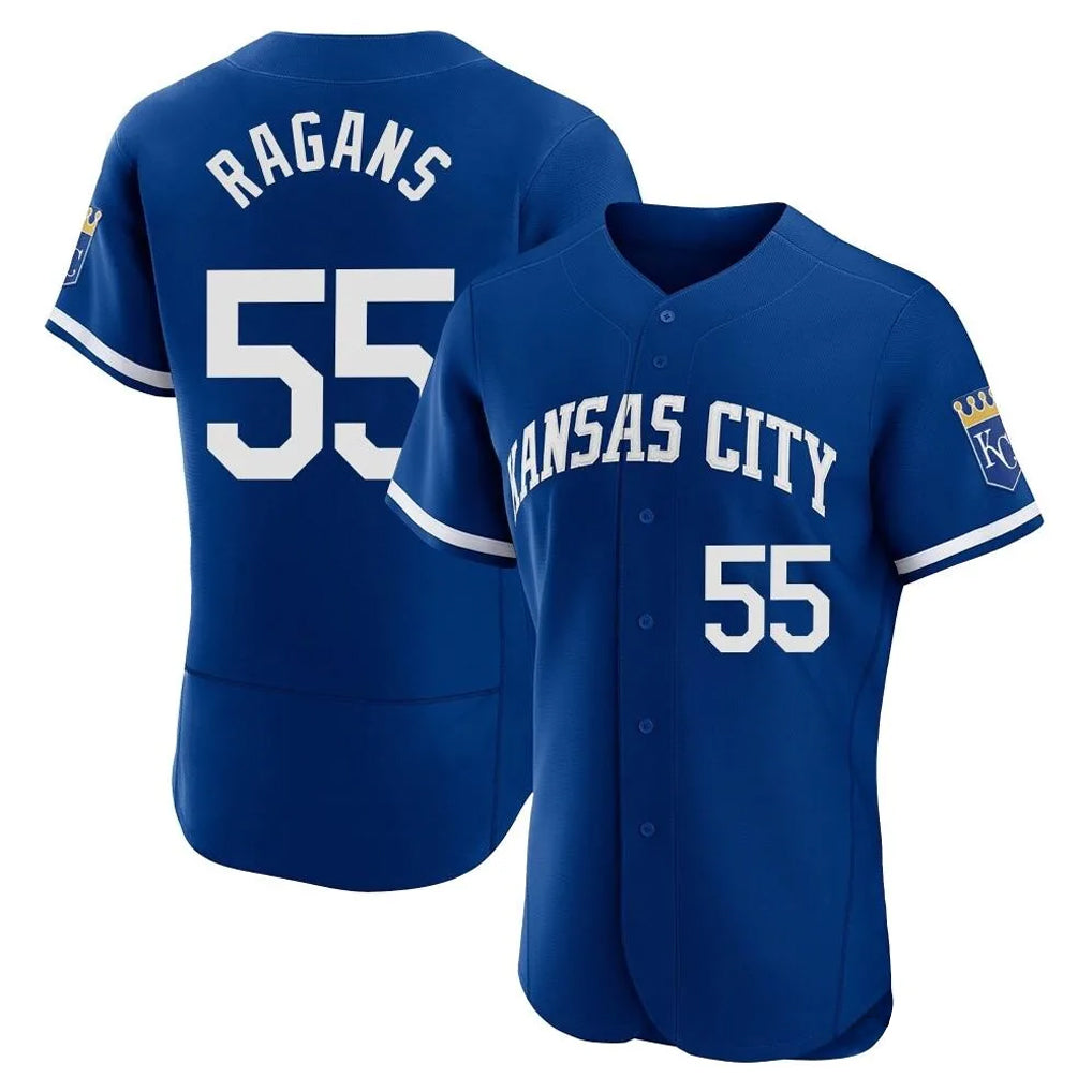 Johmsee KC.Royals #55 Cole Ragans Player Royal City Connect Limited Elite Home Game Stitched Jerseys