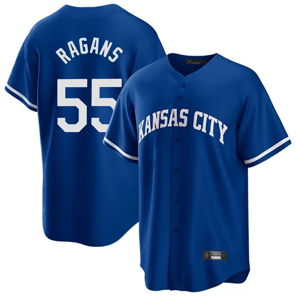 Johmsee KC.Royals #55 Cole Ragans Player Royal Game Home Stitched Jerseys