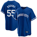 Johmsee KC.Royals #55 Cole Ragans Player Royal Game Home Stitched Jerseys