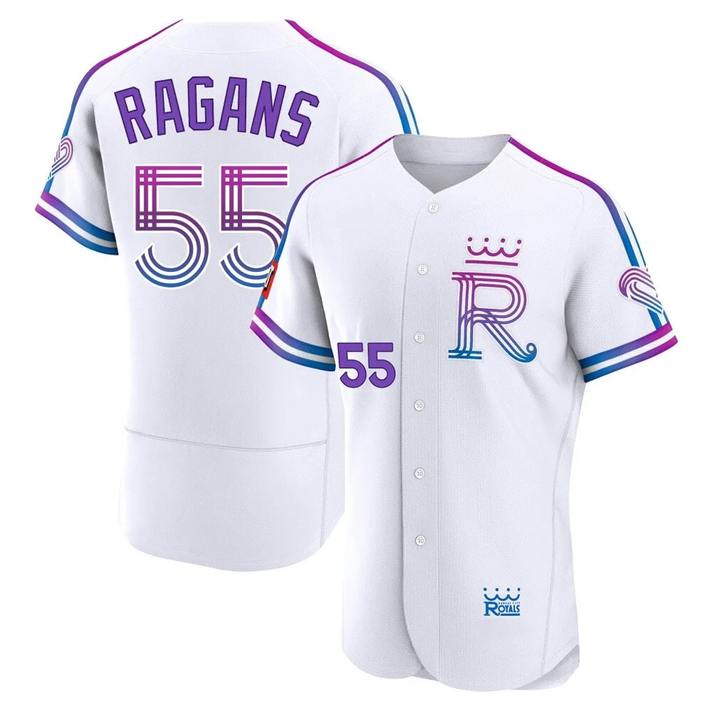 Johmsee KC.Royals #55 Cole Ragans Player White 2026 City Connect Limited Elite Home Stitched Jerseys