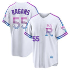 Johmsee KC.Royals #55 Cole Ragans Player White 2026 City Connect Limited Home Stitched Jerseys