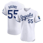 Johmsee KC.Royals #55 Cole Ragans Player White Alt Limited Elite Home Stitched Jerseys