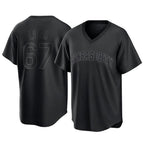 Johmsee KC.Royals #67 Seth Lugo Player Black Fashion Game Stitched Jerseys