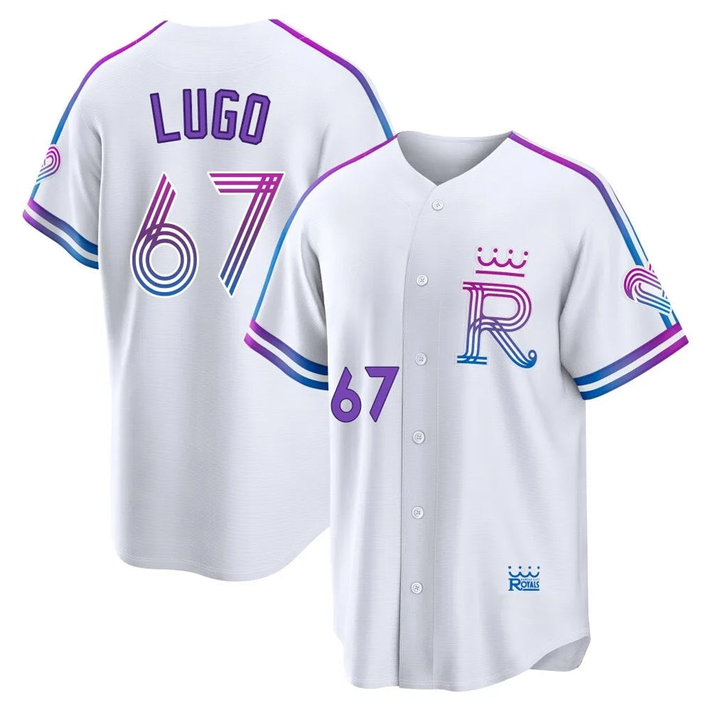 Johmsee KC.Royals #67 Seth Lugo Player White 2026 City Connect Limited Home Stitched Jerseys