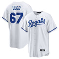 Johmsee KC.Royals #67 Seth Lugo Player White Home Game Stitched Jerseys
